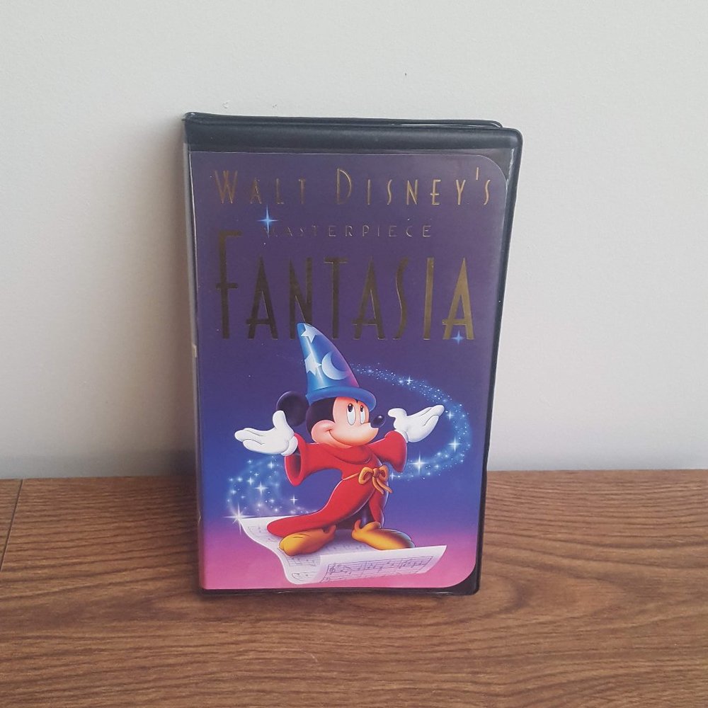 Disney VHS 2/$10 or 6/$20 Fantasia (black case)